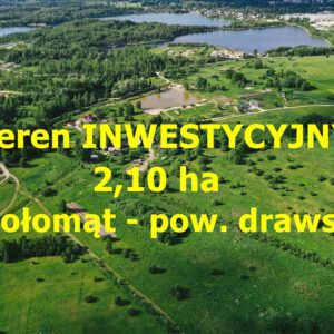 Teren inwestycyjny na pojezierzu drawskim